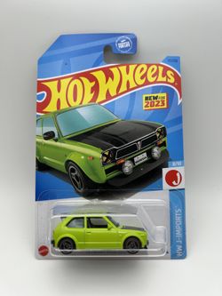 Hot Wheels car. This is the 2023 Honda Civic from the HW J-Imports series