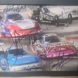 The Forces And Robbert Hight Autographed Framed Picture