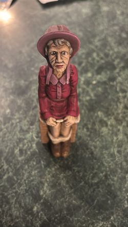 Elderly Woman Figurine