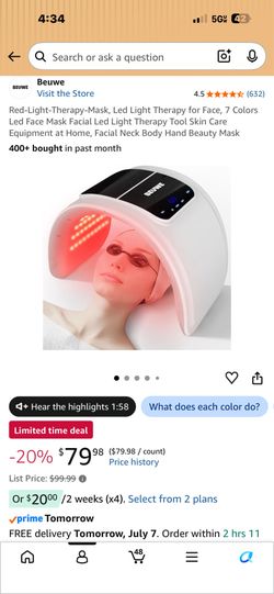 Red light therapy