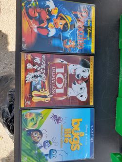 Pinocchio, 101 Dalmations & A Bugs Life DVD