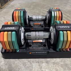 ECOT Adjustable Dumbbells 12.5 Pounds 