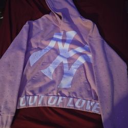 Mens pink Out of love Hoodie 