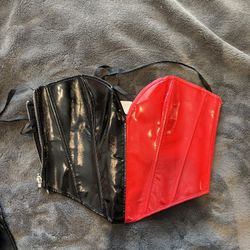 Leather Harley Quinn Corset