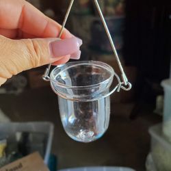 Glass Hanging Candle Holders 