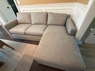 Grey Sectional Sofa with Chaise and storage