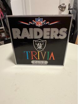 Vintage NFL Raiders Trivia Board Game