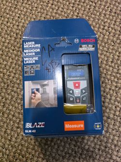 📏🔥 BRAND-NEW BOSCH BLAZE LASER MEASURE — $65! 🔥📏
