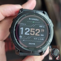 Garmin fenix 7X Sapphire Solar Black DLC Titanium - Black Band - 95% New - Exc+