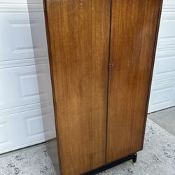 Mid Century G Plan Tola & Black Wardrobe/Armoire