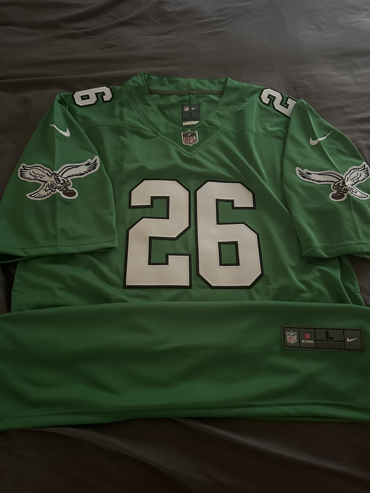Saquon Barkley #26 Men’s Large Kelly Green