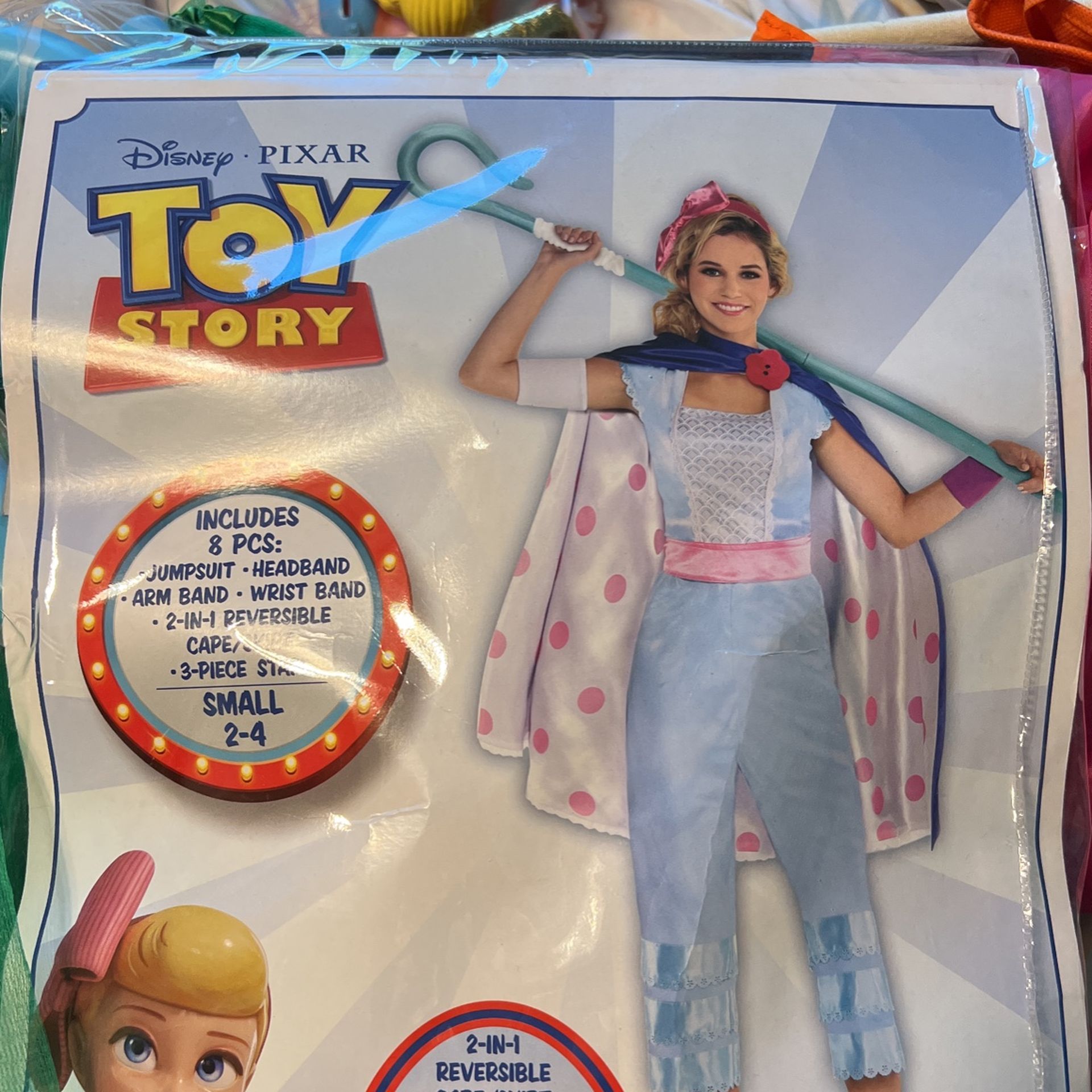 Disney Toy Story Bo Peep Costume Adult Sz Small