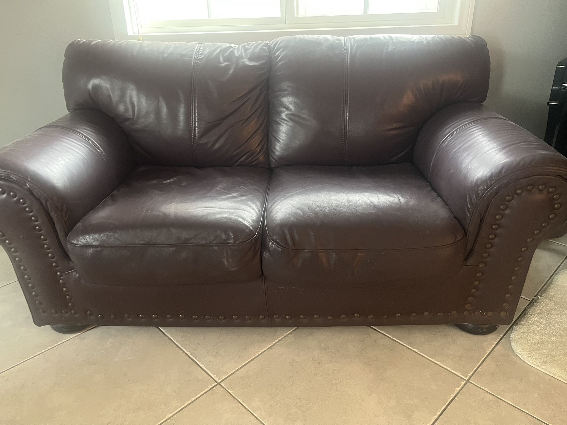 Leather Couches-Set Of 3