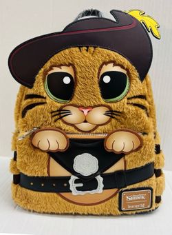 Loungefly Dreamworks Shrek Puss in Boots Cosplay Mini Backpack