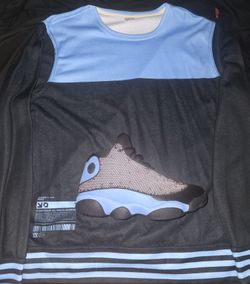 Air Jordan 13 Retro " University Blue And Black"