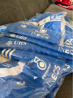 adidas x Mercedes AMG Petronas Formula 1 Team Blue Wonder Authentic Jersey