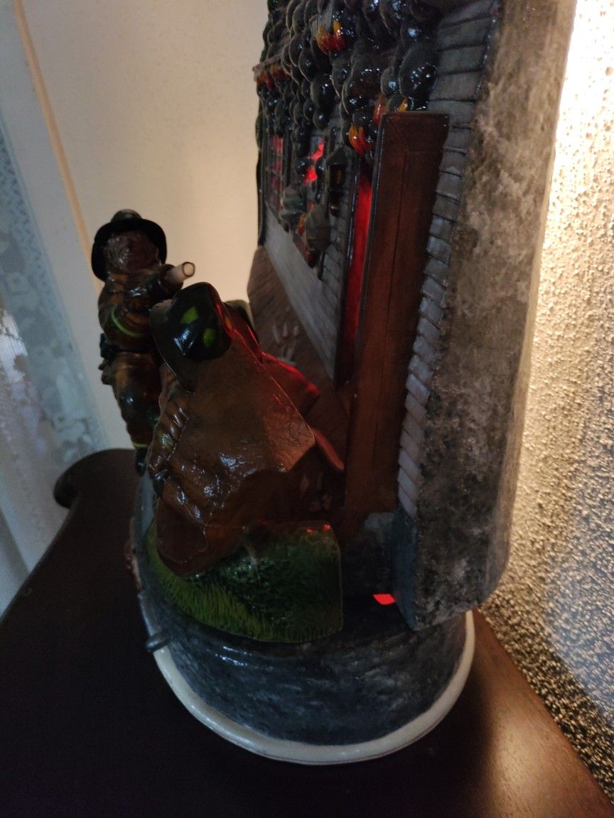 Firefighter Water Fountain