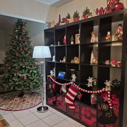 Ikea Shelf Unit, Black Brown 71"×71"