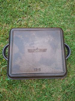 Used camper cheff square cast iron duch oven