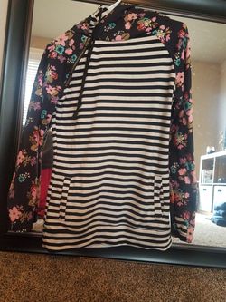 double hooded sweatshirt