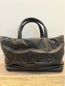 Saint Laurent Lambskin Black Tote (new with tags)