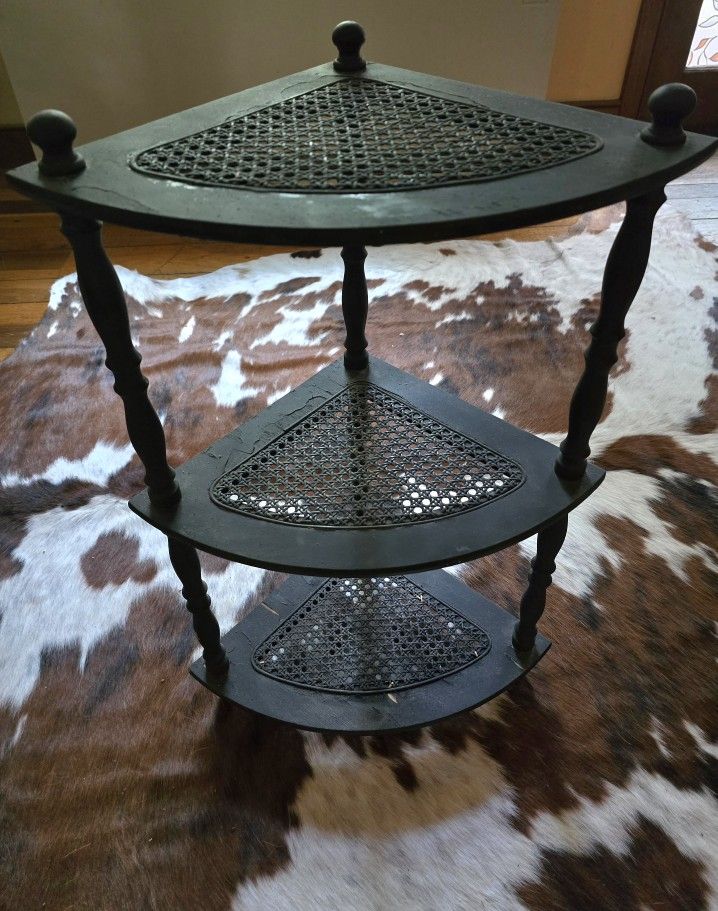 Antique Wooden Corner Shelf