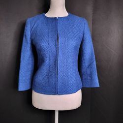 Banana Republic Blue Sweater Jacket (Size 00)