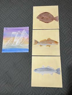 Texas, Trio, classic hand paintings