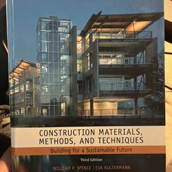 Construction Materials, Methods And Techniques