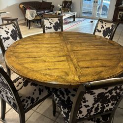 Round Dining Table And Chairs