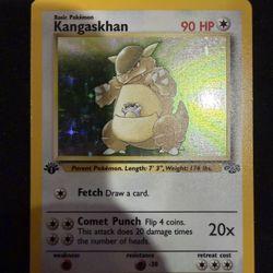 Kangaskhan 1st Edition #5 Pokemon Jungle