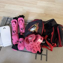 Karate Pads And Bag