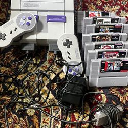 Super Nintendo and games