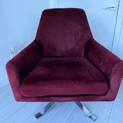 Velvet Swivel Accent Chair