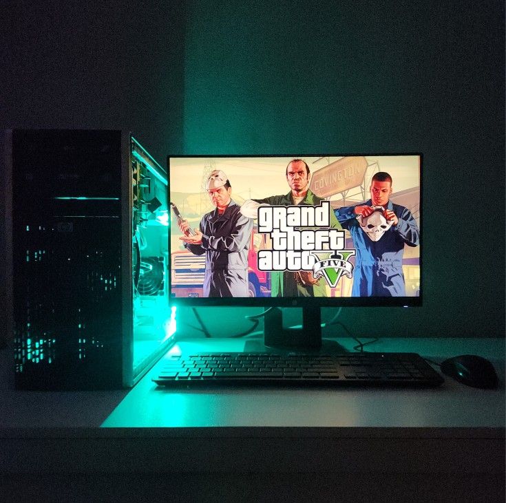 Quad Core Gaming PC - Nvidia GPU, 16GB RAM, SSD, 500GB, DVD, Keyboard, Mouse!