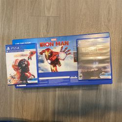 PlayStation Ironman VR Bundle+Starwars Squadrons+Resident Evil Biohazard (Price is Negotiable)
