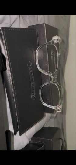🤍🩶 Chrome Hearts Clear & Silver Glasses 🩶🤍