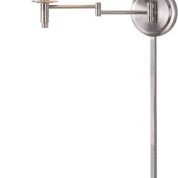 NEW IN BOX Kenroy Home 30130PB Nathaniel Wall Swing Arm Light Lamp Polished Brass  $40