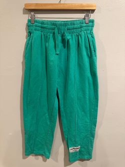 Green Drawstring Sweat Shorts