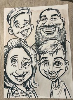 get your CUSTOM caricature drawings