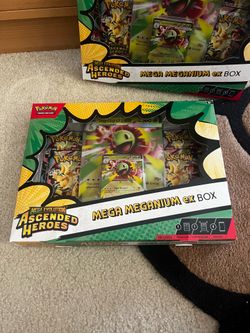 Pokémon Ascended Heroes Mega Meganium EX Box Brand New