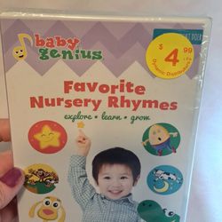 DVD Baby Genius Favorite Nursery Rhymes Children's DVD NEW!
