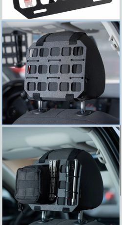 Molle Rack for headrest.