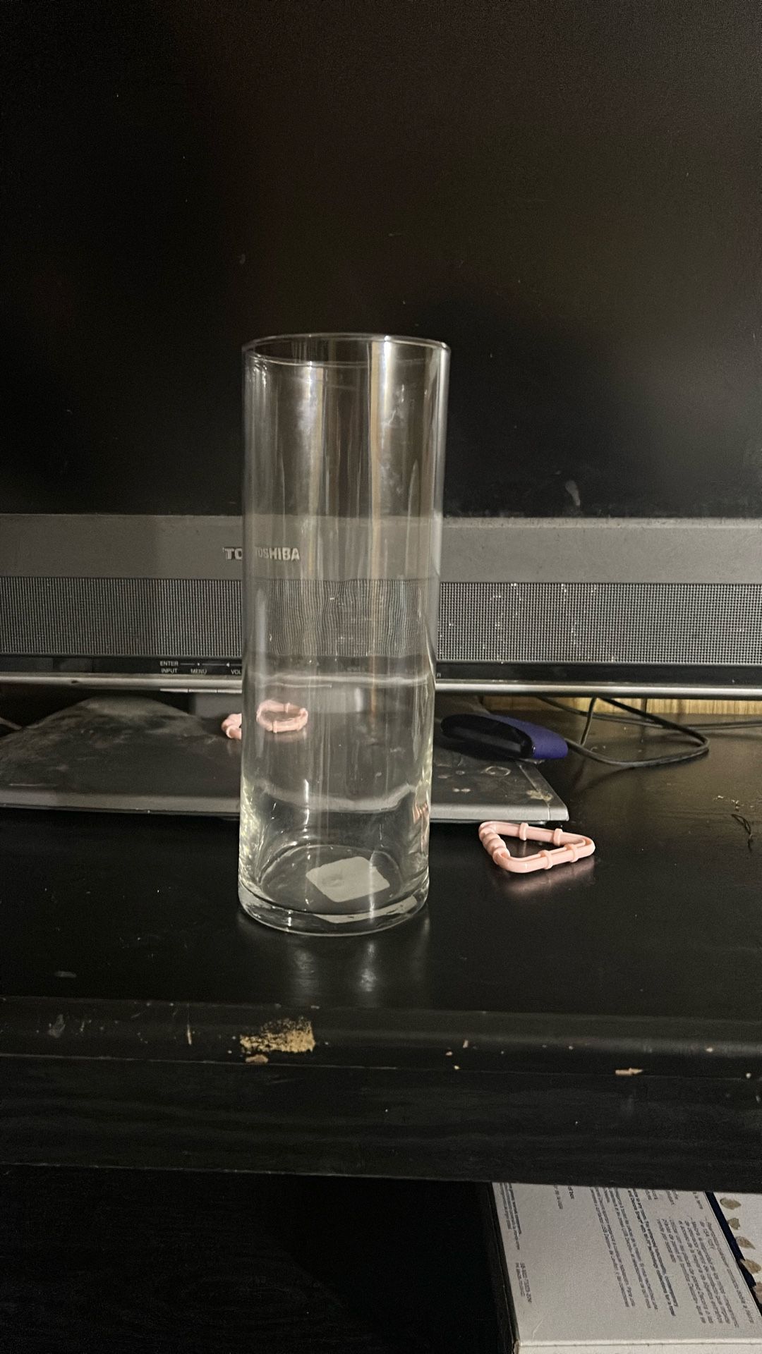 Clear Glass Vase