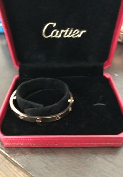 Cartier bracelet rose gold