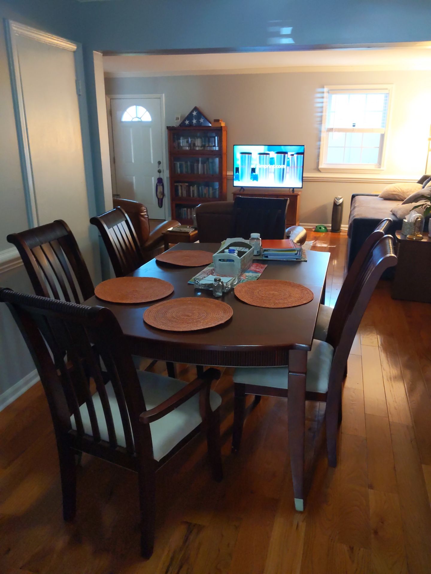 Dining table and chairs