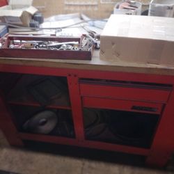 Two Drawer Metal Cabinet