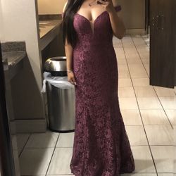 Off Shoulder Prom Dress
