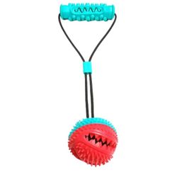 PSK PET MART Dog Molar Bite Toy Dog Chew Toy Dog Rope Pull Interactive Toy with Suction Cup for Pulling Chewing Teeth Cleaning