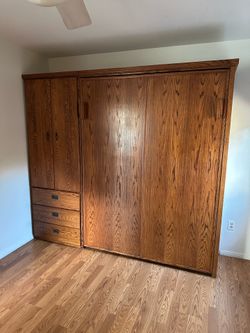 Murphy Bed Solid Oak